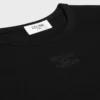 Triomphe T-Shirt in Ribbed Cotton Jersey Triomphe T-Shirt in Ribbed Cotton Jersey