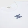 Triomphe T-Shirt in Ribbed Cotton Jersey Triomphe T-Shirt in Ribbed Cotton Jersey