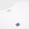 Triomphe T-Shirt in Ribbed Cotton Jersey Triomphe T-Shirt in Ribbed Cotton Jersey