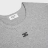 Triomphe T-Shirt in Ribbed Cotton Jersey Triomphe T-Shirt in Ribbed Cotton Jersey