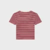 Triomphe T-Shirt in Striped Jersey