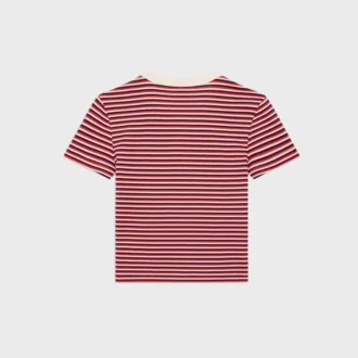 Triomphe T-Shirt in Striped Jersey