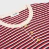 Triomphe T-Shirt in Striped Jersey