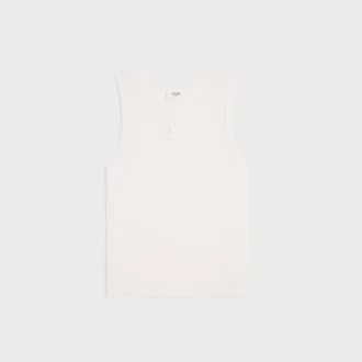 Triomphe Tank Top in Ribbed Cotton