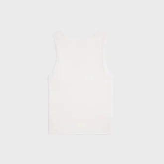 Triomphe Tank Top in Ribbed Cotton