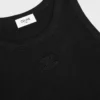 Triomphe Tank Top in Ribbed Cotton Silk Triomphe Tank Top in Ribbed Cotton Silk