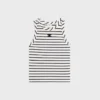 Triomphe Tank Top in Striped Silk Jersey Triomphe Tank Top in Striped Silk Jersey