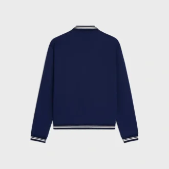Triomphe Teddy Jacket in Double Face Jersey