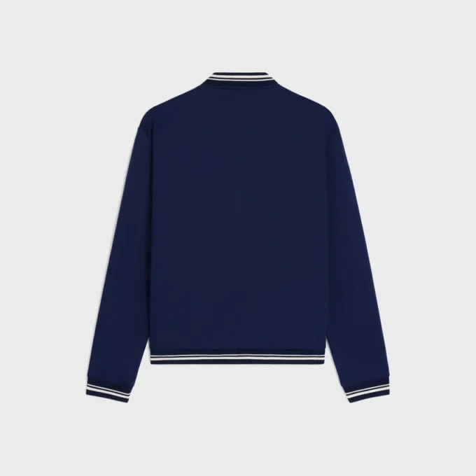 Triomphe Teddy Jacket in Double Face Jersey Triomphe Teddy Jacket in Double Face Jersey