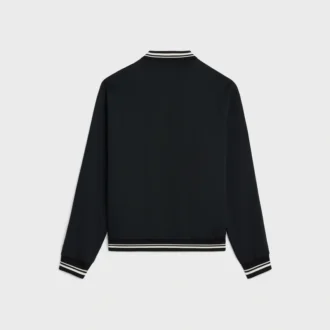 Triomphe Teddy Jacket in Double Face Jersey Triomphe Teddy Jacket in Double Face Jersey