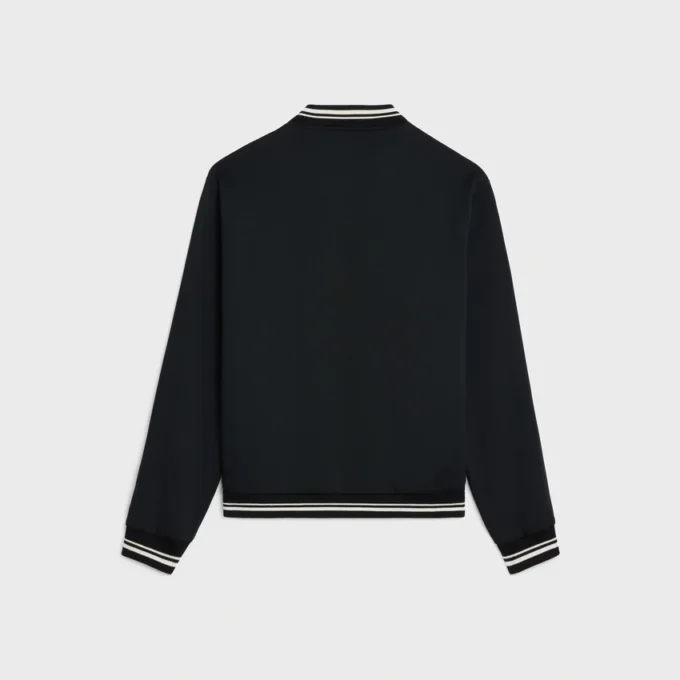 Triomphe Teddy Jacket in Double Face Jersey Triomphe Teddy Jacket in Double Face Jersey