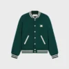 Triomphe Teddy Jacket in Textured Wool Triomphe Teddy Jacket in Textured Wool