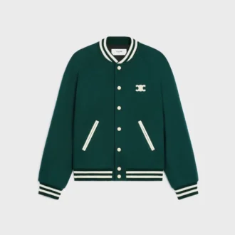 Triomphe Teddy Jacket in Textured Wool