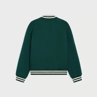 Triomphe Teddy Jacket in Textured Wool