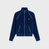 Triomphe Tracksuit Jacket in Velvet Jersey Triomphe Tracksuit Jacket in Velvet Jersey