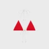 Triomphe Triangle Top in Matte Jersey Triomphe Triangle Top in Matte Jersey