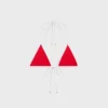 Triomphe Triangle Top in Matte Jersey Triomphe Triangle Top in Matte Jersey