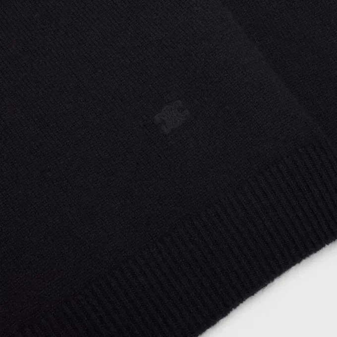 Triomphe V-Neck Sweater in Heritage Cashmere Triomphe V-Neck Sweater in Heritage Cashmere