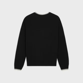 Triomphe V-Neck Sweater in Wool