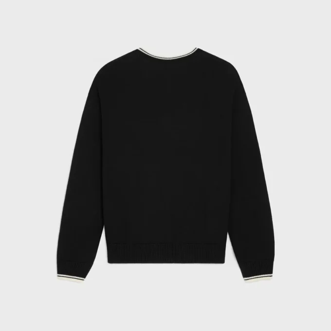 Triomphe V-Neck Sweater in Wool Triomphe V-Neck Sweater in Wool