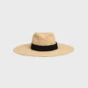 Triomphe Wide-Brimmed Hat in Raffia