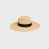 Triomphe Wide-Brimmed Hat in Raffia