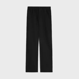 Trousers in Cotton and Linen Cloth