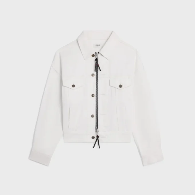 Trucker Jacket in Cotton Denim Trucker Jacket in Cotton Denim