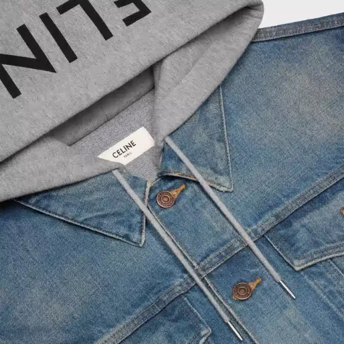 Trucker Jacket in Cotton Denim