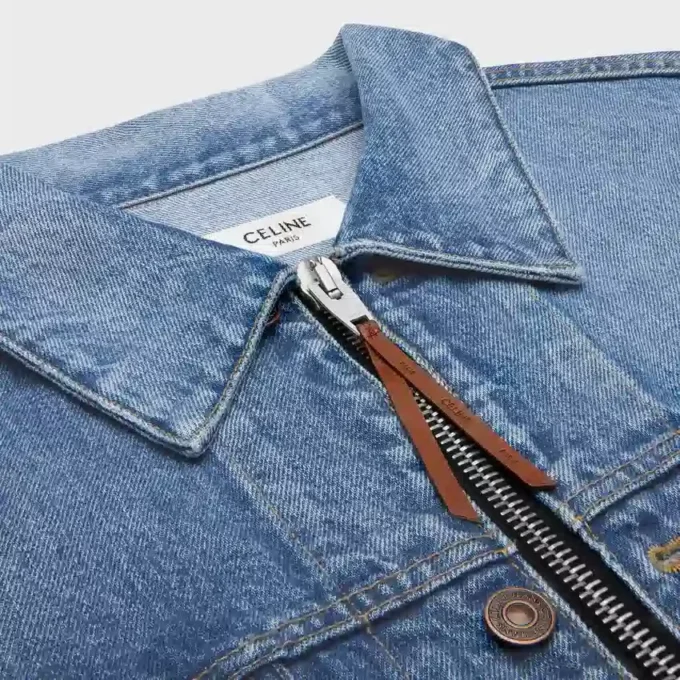 Trucker Jacket in Cotton Denim