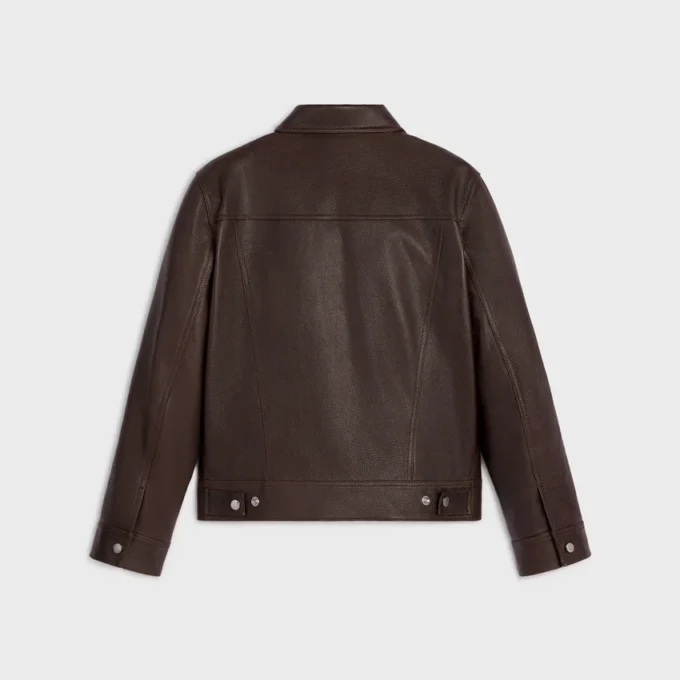 Trucker Jacket in Lambskin