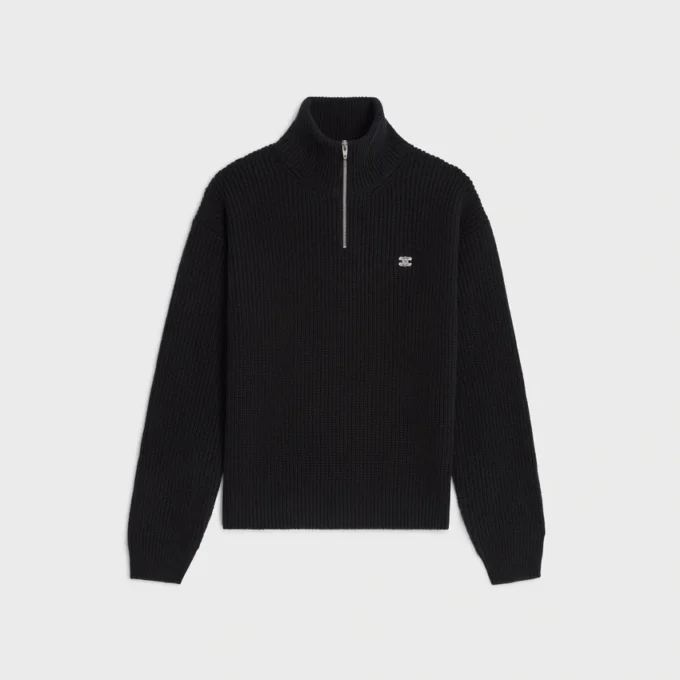 Trucker Sweater in Ribbed Wool Trucker Sweater in Ribbed Wool