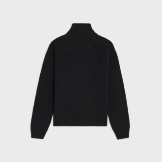 Trucker Sweater in Ribbed Wool