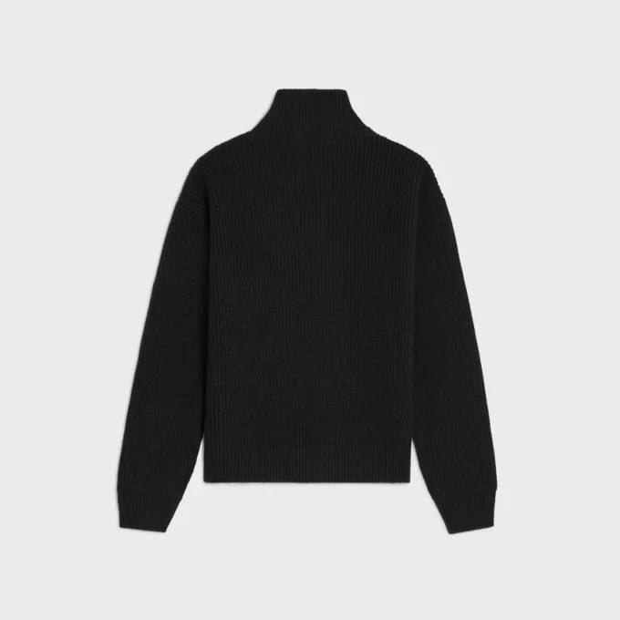 Trucker Sweater in Ribbed Wool Trucker Sweater in Ribbed Wool