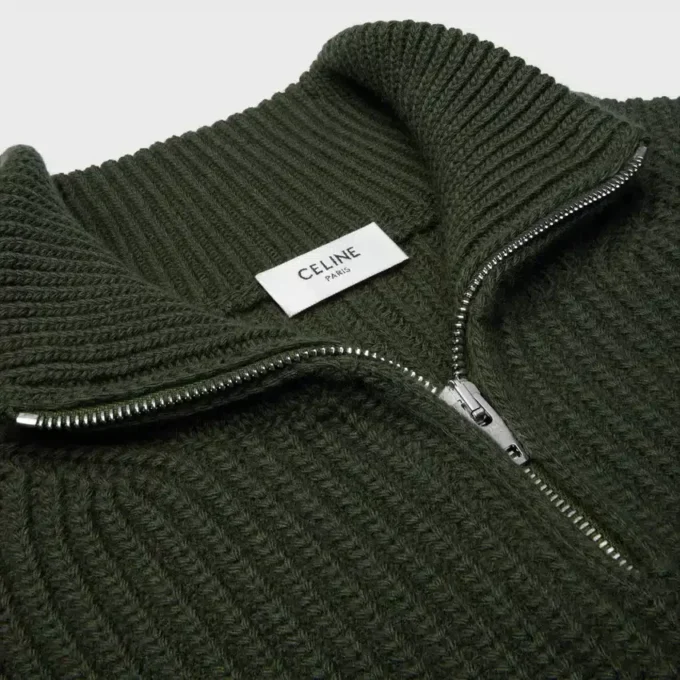 Trucker Sweater in Ribbed Wool Trucker Sweater in Ribbed Wool
