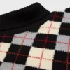 Turtleneck Sweater in Argyle Wool Turtleneck Sweater in Argyle Wool