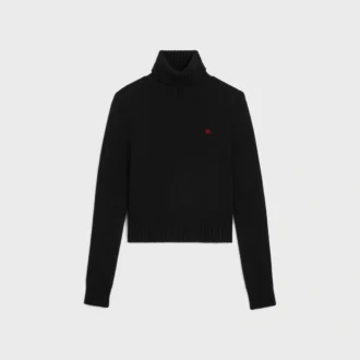 Turtleneck Sweater in Wool and Cashmere