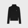 Turtleneck Top in Wool Jersey Turtleneck Top in Wool Jersey