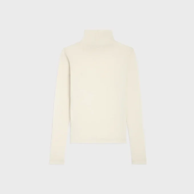 Turtleneck Top in Wool Jersey Turtleneck Top in Wool Jersey