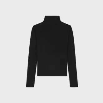Turtleneck Top in Wool Jersey Turtleneck Top in Wool Jersey