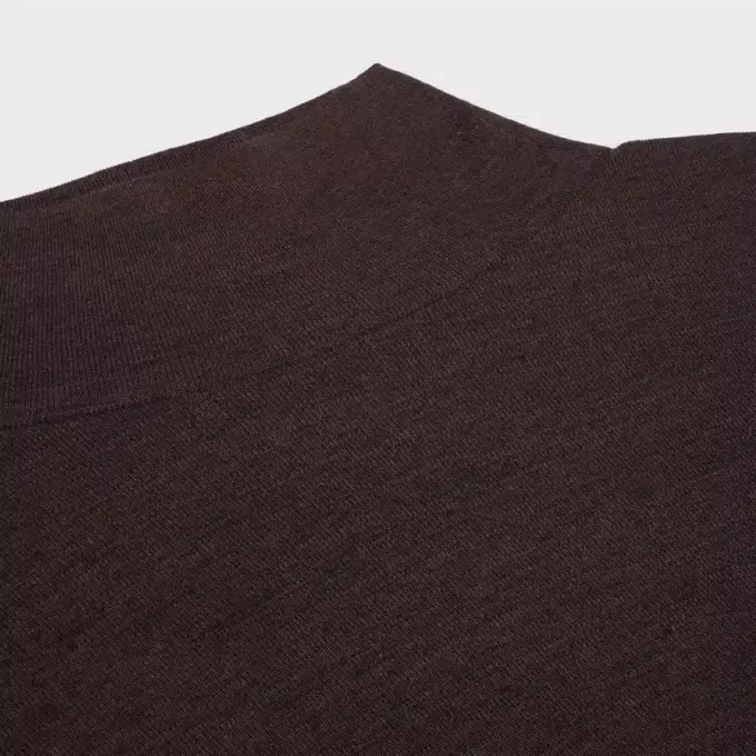 Turtleneck Top in Wool Jersey Turtleneck Top in Wool Jersey