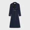 Tux Trench Coat in Cotton and Wool Gabardine Tux Trench Coat in Cotton and Wool Gabardine