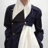 Tux Trench Coat in Cotton and Wool Gabardine Tux Trench Coat in Cotton and Wool Gabardine