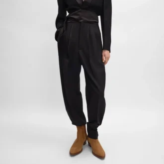 Tux Trousers in Wool Gabardine