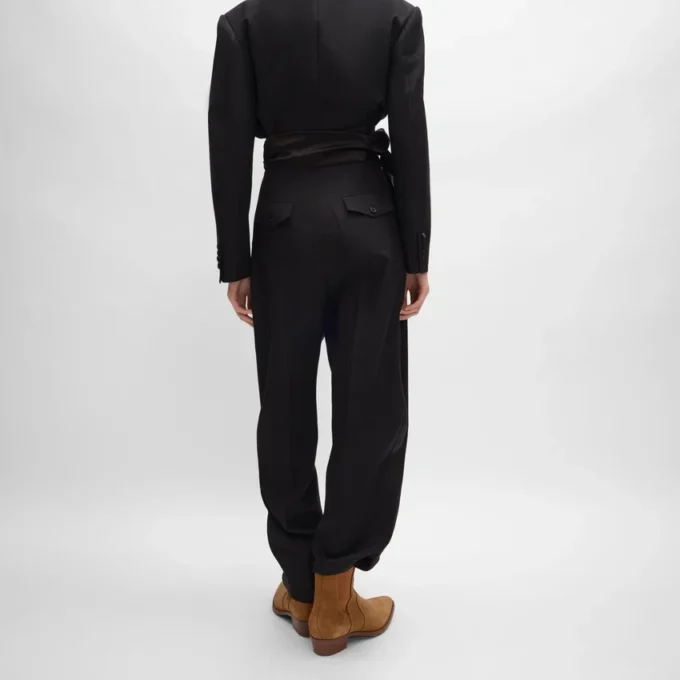 Tux Trousers in Wool Gabardine Tux Trousers in Wool Gabardine