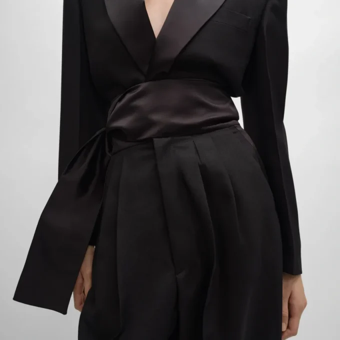 Tux Trousers in Wool Gabardine Tux Trousers in Wool Gabardine