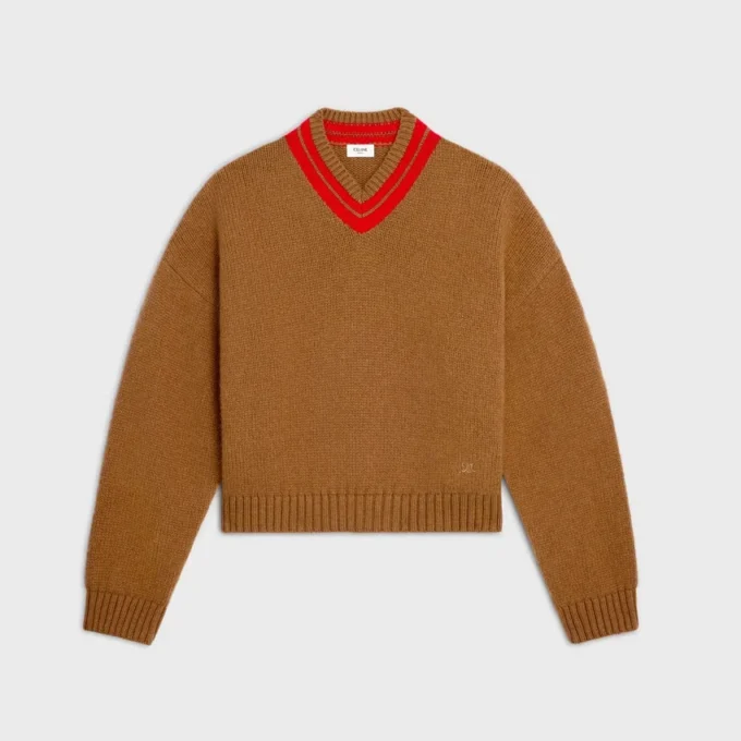 V-Neck Sweater in Cashmere V-Neck Sweater in Cashmere