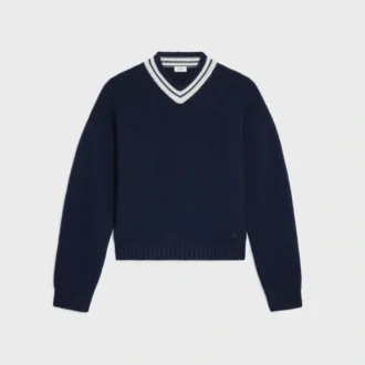 V-Neck Sweater in Cashmere