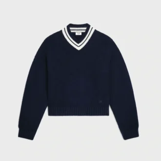 V-Neck Sweater in Cashmere