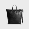 Vertical Cabas Luggage in Shiny Calfskin